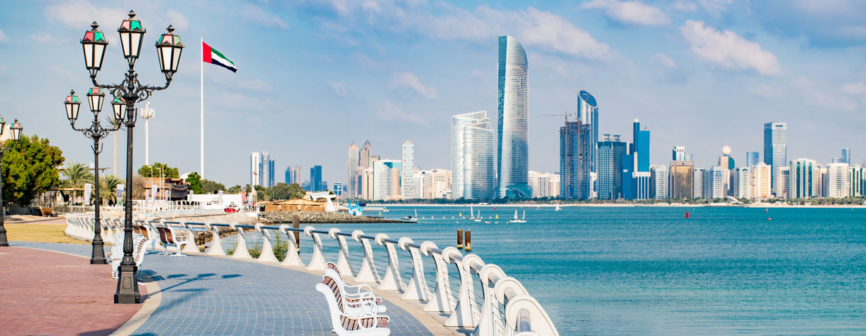 Skyline of Abu Dhabi, Dubai